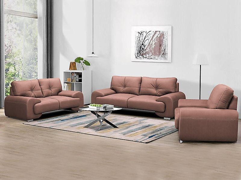 Beautysofa Polstergarnitur Maxime lux, (Sessel + günstig online kaufen