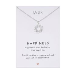 LUUK LIFESTYLE Kette mit Anhänger Sonne, günstig online kaufen