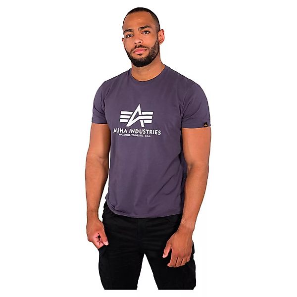 Alpha Industries Basic Kurzärmeliges T-shirt 3XL Nightshade günstig online kaufen