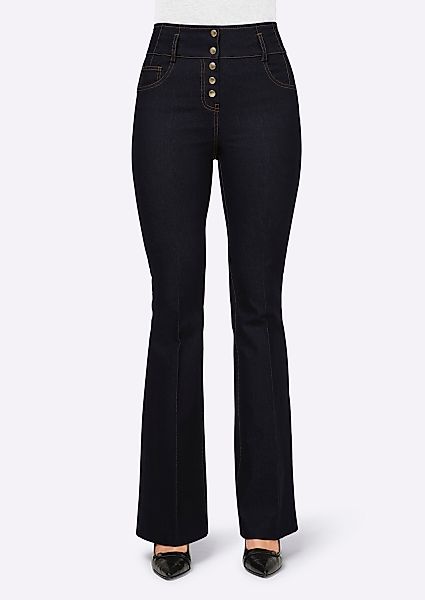 heine Bequeme Jeans Bootcut-Jeans günstig online kaufen