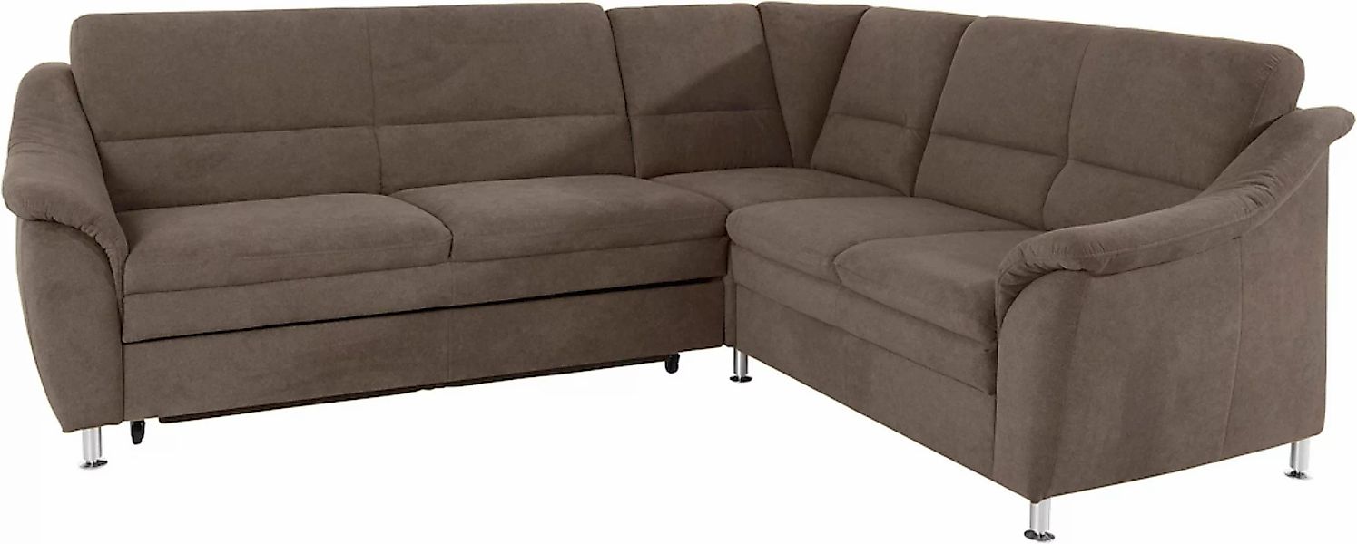 Places of Style Ecksofa »Cardoso L-Form«, Federkern, wahlweise mit Bett, Sc günstig online kaufen