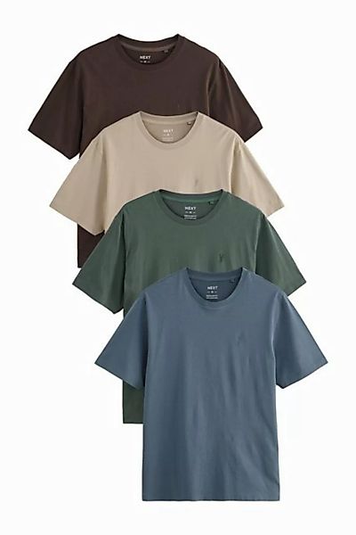 Next Stretch-Jeans 4er-Pack T-Shirts (4-tlg) günstig online kaufen