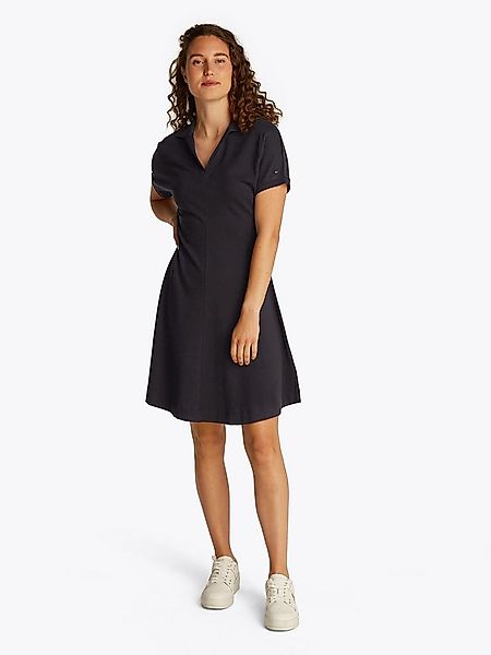 Tommy Hilfiger Polokleid LYOCELL OPEN-NK F&F POLO DRESS mit angeschnittenen günstig online kaufen