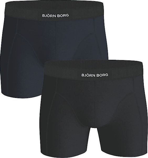 Bjorn Borg Boxers 2 Pack Black/Blue - Größe S günstig online kaufen