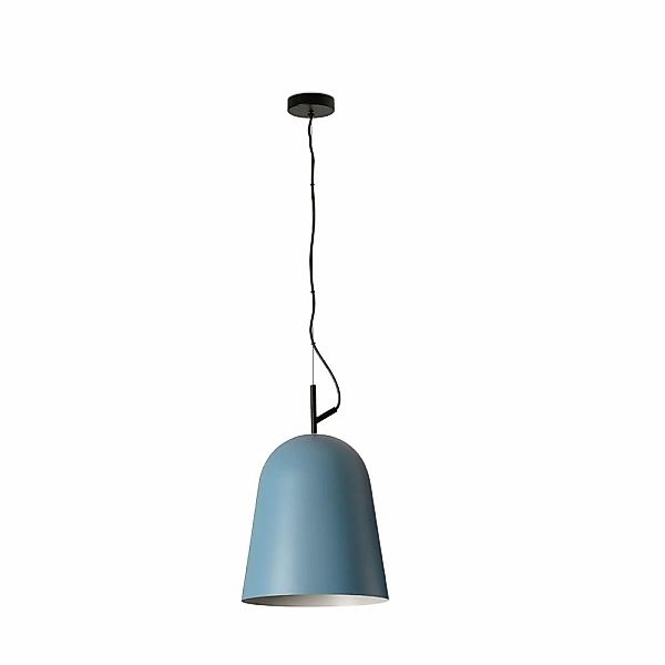 Pendelleuchte Studio in Blau und Schwarz-matt E27 290mm günstig online kaufen