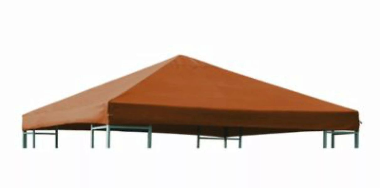 DEGAMO® Ersatzdach Metall- und Alupavillon 3x3 Meter terracottafarben, wass günstig online kaufen