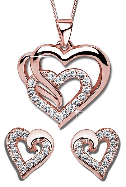 Limana Schmuckset Silber 925 God Rosegold günstig online kaufen