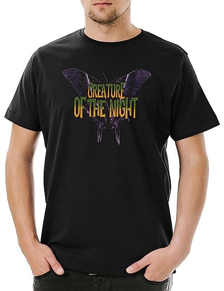 Urban Backwoods Print-Shirt Creature Of The Night Herren T-Shirt Butterfly günstig online kaufen