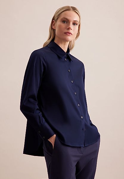 seidensticker Hemdbluse, 1/1 Kragen Uni günstig online kaufen