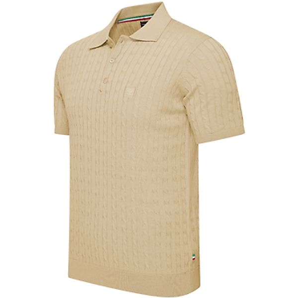 Cappuccino Italia  Poloshirt Caorle Cable Knit Polo günstig online kaufen