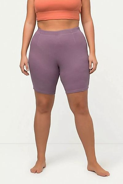 Ulla Popken Radlerhose Yoga-Radler Rippjersey Slim Biobaumwolle günstig online kaufen