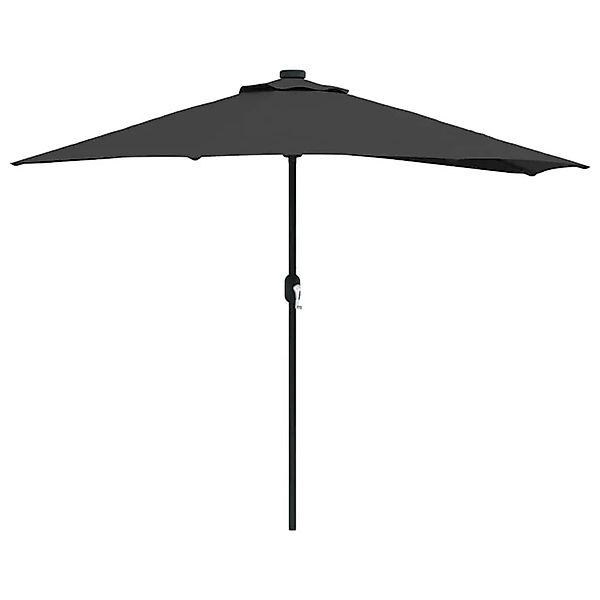 vidaXL Gartenparasol Schwarz 294 x 150 x 224 cm Stoff 42003273 günstig online kaufen