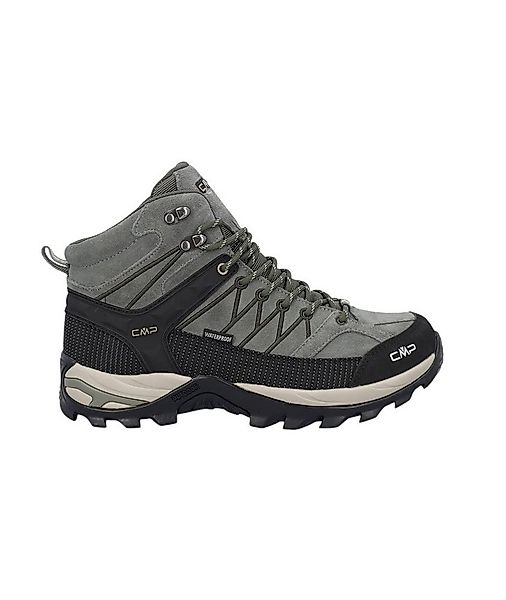 CMP Rigel Mid Trekking WP (wasserdicht) grau/schwarz/grün Herren Wanderschu günstig online kaufen