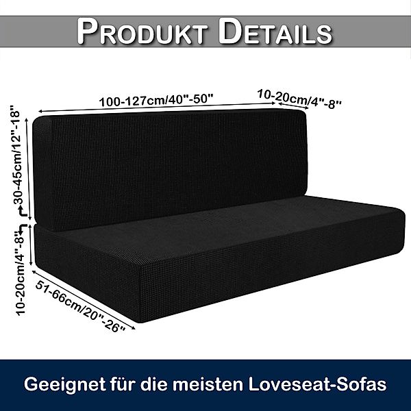 BTTO Sofaschoner Sofa-Sitzkissenbezüge,Jacquard RV Dinette-Kissenbezug, 100 günstig online kaufen