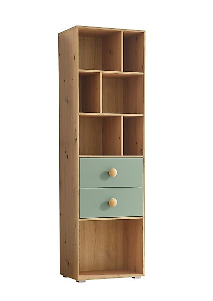 PREISBRECHER Standregal Birta, 2 Schübe, 7 günstig online kaufen