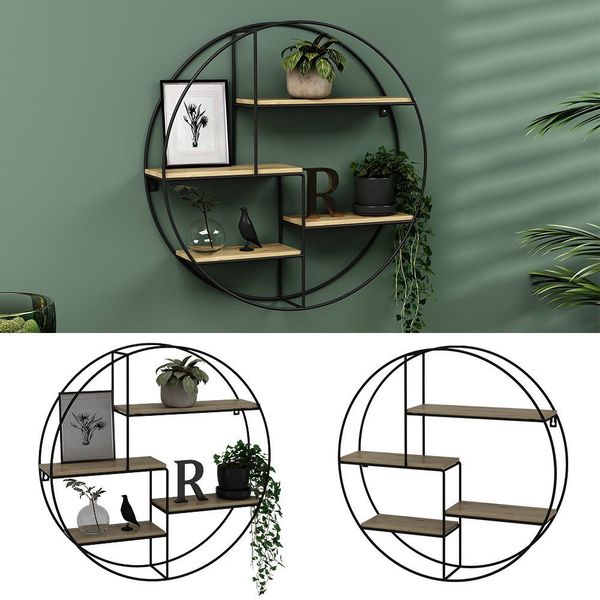Vicco Bücherregal Fyrk, Eiche/Schwarz, 55 x günstig online kaufen
