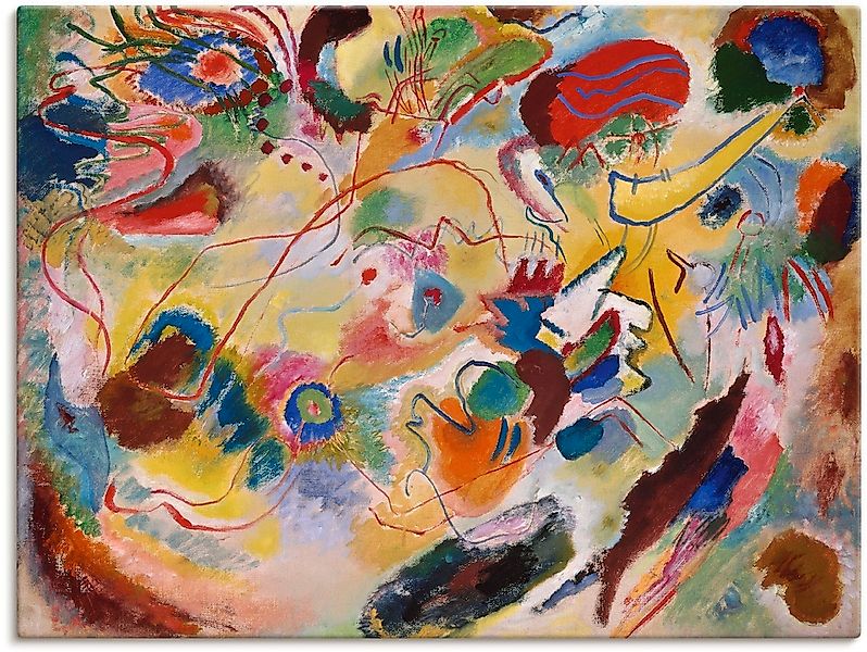 Artland Leinwandbild "Studie Komposition VII" Gegenstandslos 1 Stk. tlg. au günstig online kaufen