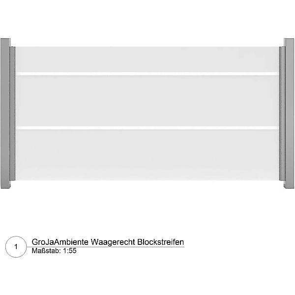 GroJa Ambiente Waagerecht Blockstreifen 180 cm x 90 cm x 0,8 cm günstig online kaufen