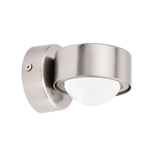 Lindby Wandstrahler Jyla, nickel, 4.200 K, down, Linse günstig online kaufen
