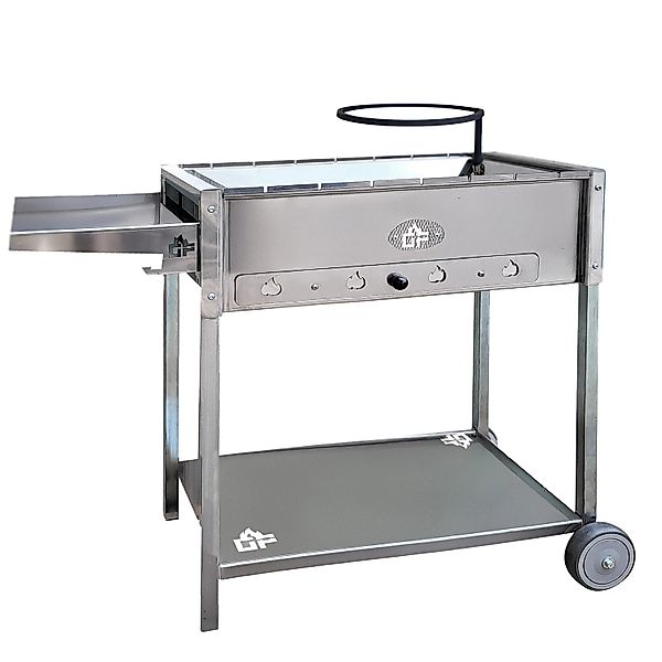 Grillpeter Mangal Batyr Deluxe 60 Schaschlikgrill mit Ablage und Topfhalter günstig online kaufen