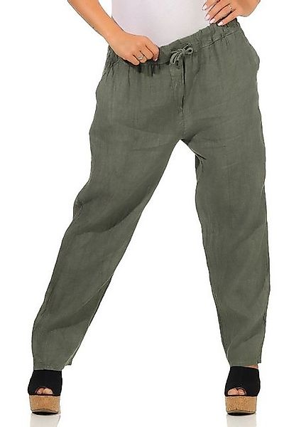 Mississhop Leinenhose Leinenhose 100 % Freizeithose günstig online kaufen