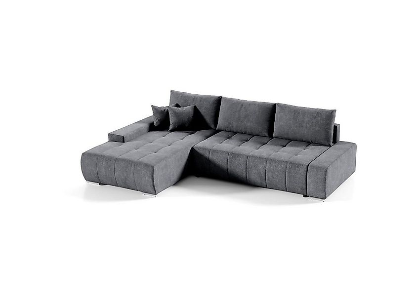 Beautysofa Ecksofa Draco L mit Schlaffunktion, in pflegeleichten Stoffen, B günstig online kaufen