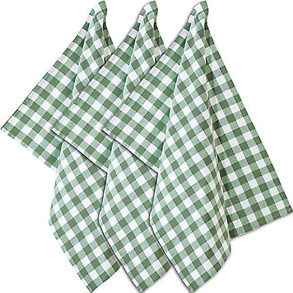 REDBEST Geschirrtuch Geschirrtuch "Nashville" 3er-Pack, Baumwolle Karo günstig online kaufen