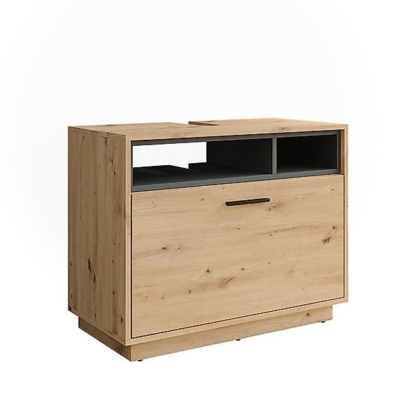 Vicco Waschbeckenunterschrank Beatrice, Artisan Eiche/Anthrazit, 100 x 84.5 günstig online kaufen
