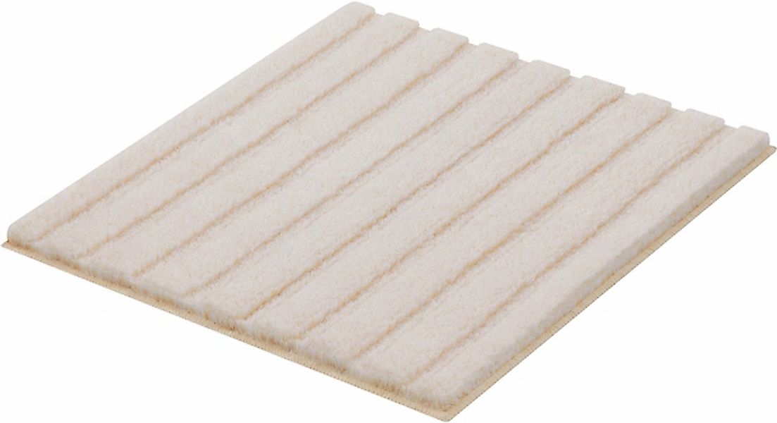 Kleine Wolke Badematte »Cord« Höhe 25 mm rutschhemmend beschichtet fußboden günstig online kaufen