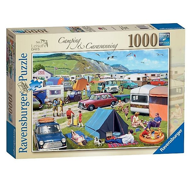 Ravensburger Puzzle Puzzle Camping im Wohnwagen 1000 Teile, Puzzleteile günstig online kaufen