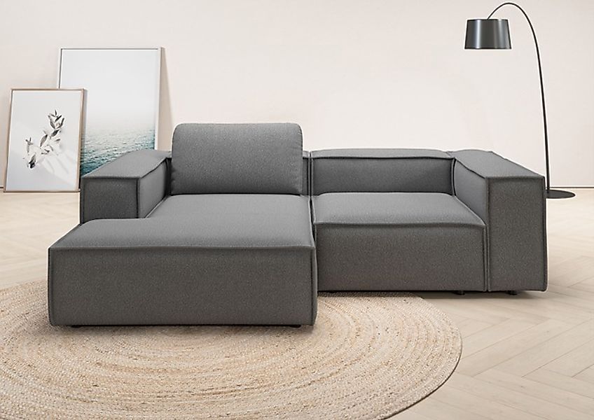 Places of Style Ecksofa »Watertown, kompakte L-Form, 246 cm breite für klei günstig online kaufen