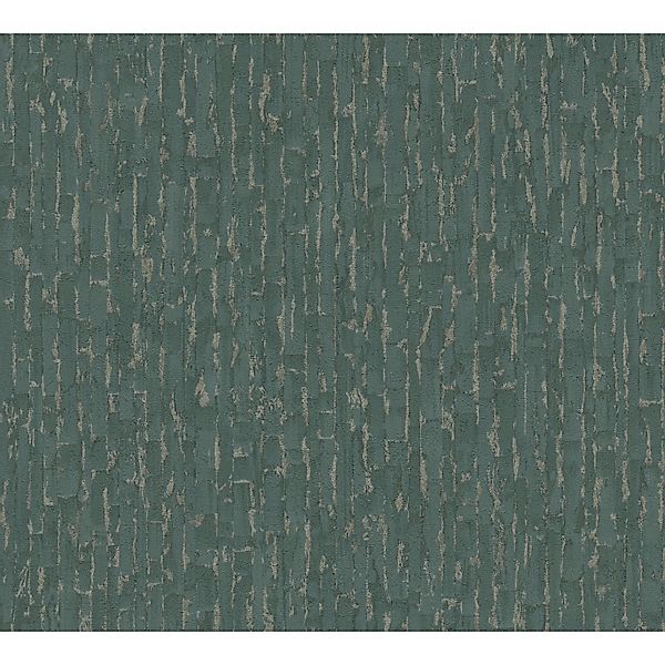 A.S. Creation Vliestapete Modern Oberfläche 10,05 m x 0,53 m Blau-Grün FSC® günstig online kaufen