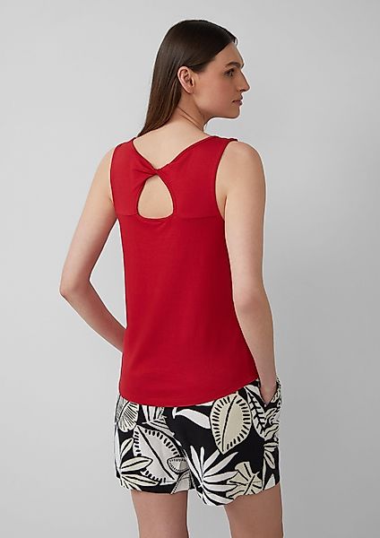 s.Oliver Shirttop Top mit dekorativem Cut-out günstig online kaufen