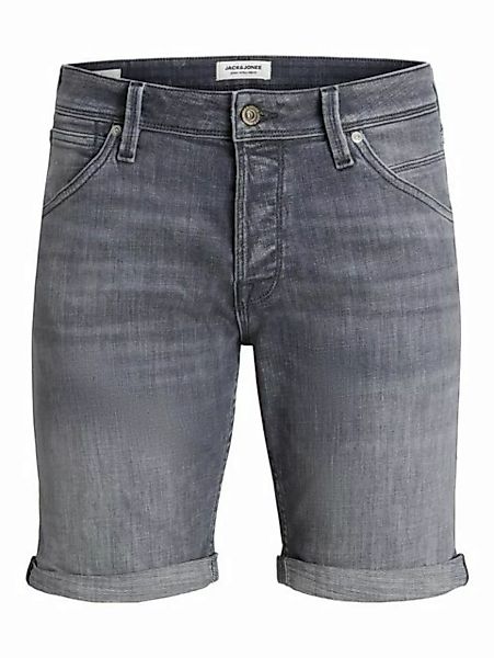 Jack & Jones Jeansshorts Knielange Jeans Shorts JJIRICK JJFOX 5988 in Grau günstig online kaufen