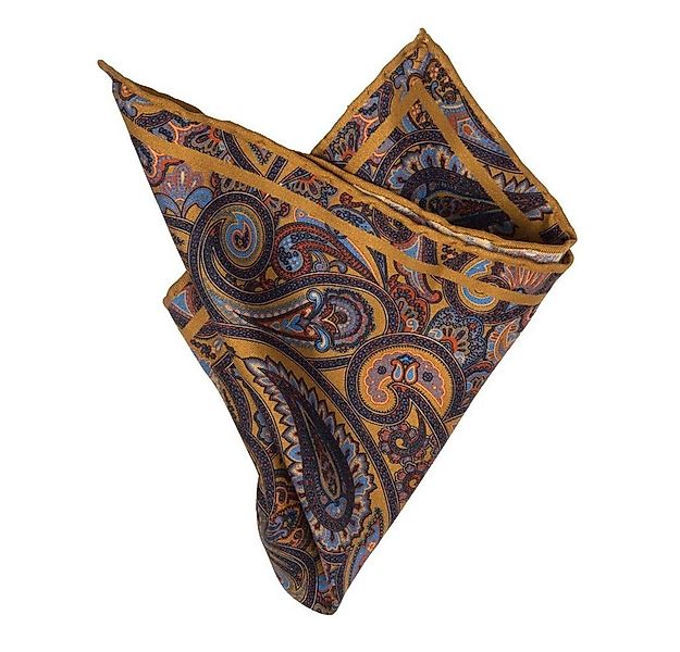 BGENTS Einstecktuch Handrolliertes Einstecktuch aus Seiden-Twill mit Paisle günstig online kaufen