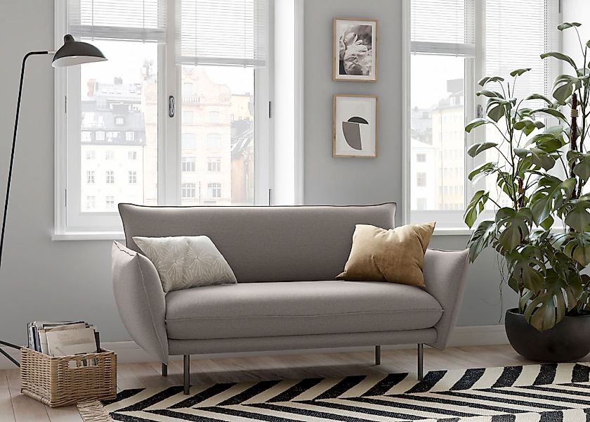 OTTO home 2-Sitzer "Stine" Besonderes Design durch Kissenoptik und Keder, b günstig online kaufen