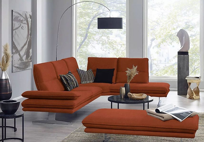 W.SCHILLIG Ecksofa »broadway, Designsofa, mit tollem Sitzkomfort, L-Form«, günstig online kaufen