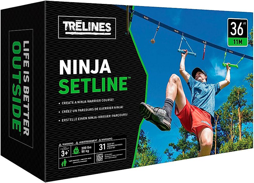 TRELINES Einzelschaukel Ninja Abenteuer Kletter-Set, 10 günstig online kaufen