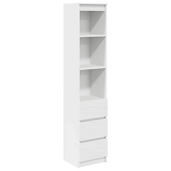 vidaXL Highboard Weiß 37,5x35x180 cm Holzwerkstoff 861661 günstig online kaufen