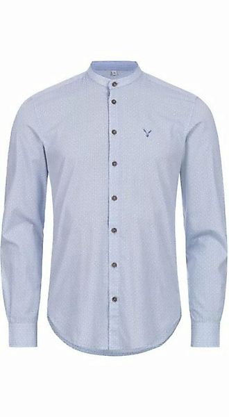 Nübler Trachtenhemd Trachtenhemd Langarm Peter in Blau von Nübler günstig online kaufen