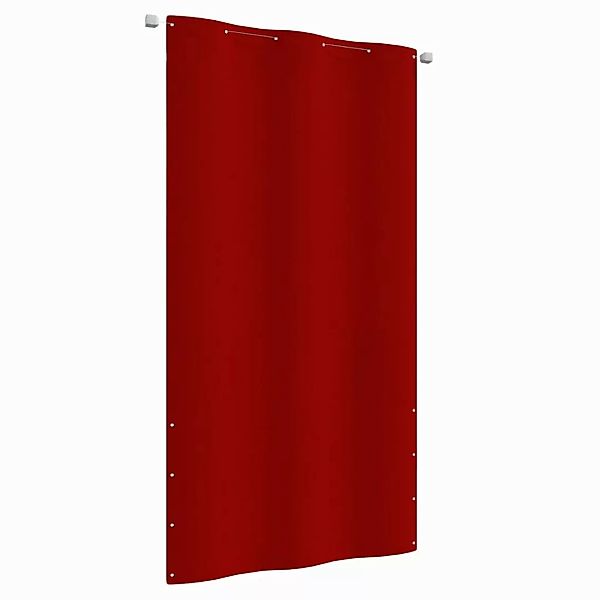 vidaXL Balkonsichtschutz Balkon-Sichtschutz Rot 120x240 cm günstig online kaufen