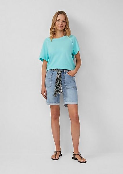 s.Oliver Jeansshorts Jeans-Bermuda Karolin / Regular Fit / Mid Rise / Binde günstig online kaufen