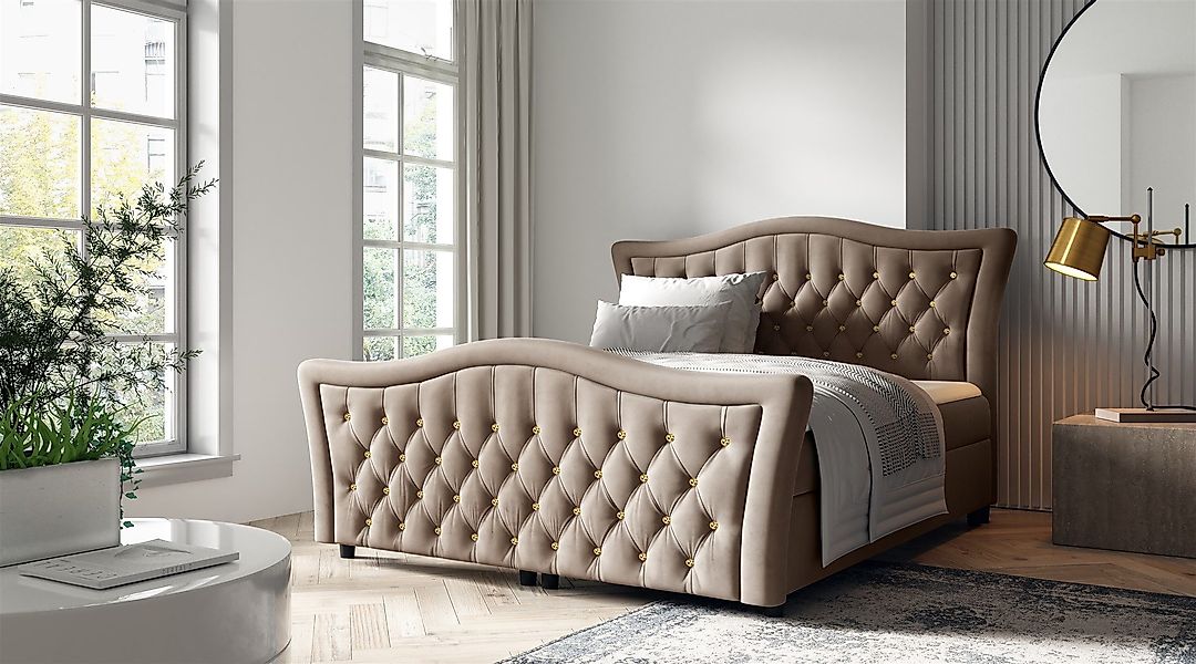 Fun Möbel Boxbett Schlafzimmerbett TURHAN in günstig online kaufen
