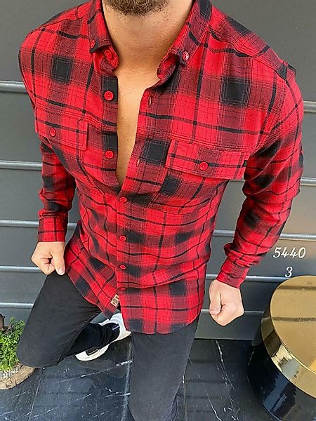 Megaman Jeans Flanellhemd Megaman Herren Hemd günstig online kaufen