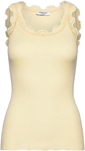 rosemunde Tanktop "Babette Silk Top" Vintage-Spitzenbesatz, breite Träger, günstig online kaufen