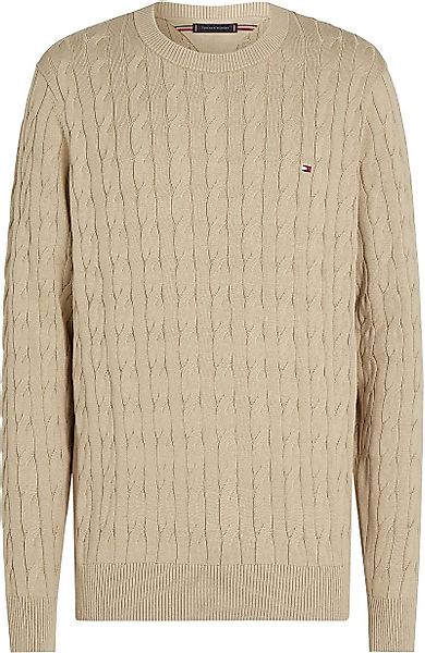 Tommy Hilfiger Pullover Cable Beige - Größe XL günstig online kaufen