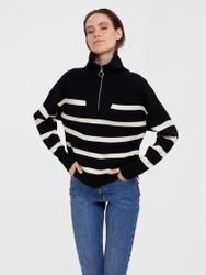 Vero Moda Troyer VMSABA STRIPE LS günstig online kaufen