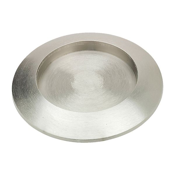 NKlaus Kerzenhalter Kerzentelle Ø14cm Messing Vernickelt günstig online kaufen