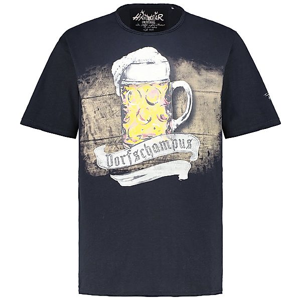 HangOwear T-Shirt mit Print "Dorfschampus" Farbe schwarz Größe: 7XL günstig online kaufen