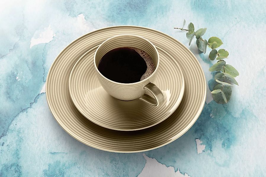 Seltmann Weiden Beat Coor Glaze Kaffeeservice 18-teilig Salbeigrün günstig online kaufen